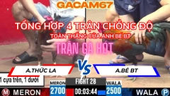 Tổng Hợp 4 Trận Gà Chồng Độ Của Anh Bé Bến Tre Ngày 22-6-2025 Tại Bồ CPC3 Chiến Thắng Rực Rỡ